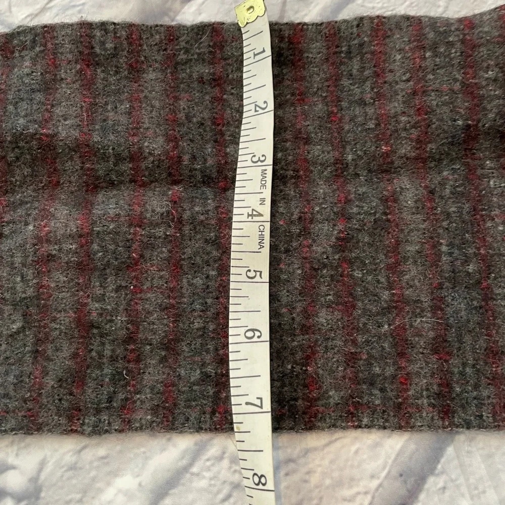 Christian Dior small wool plaid scarf wrap